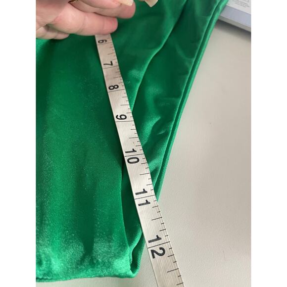 LULU'S SZ M Parker Green High-Waisted Bikini Bottoms NWT B156 - Picture 6 of 6